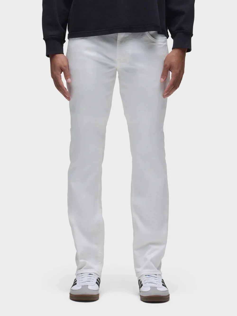 🌻NWOT Hudson Jeans Blake Slim Straight Men's White Stretch Denim Jeans Size 38